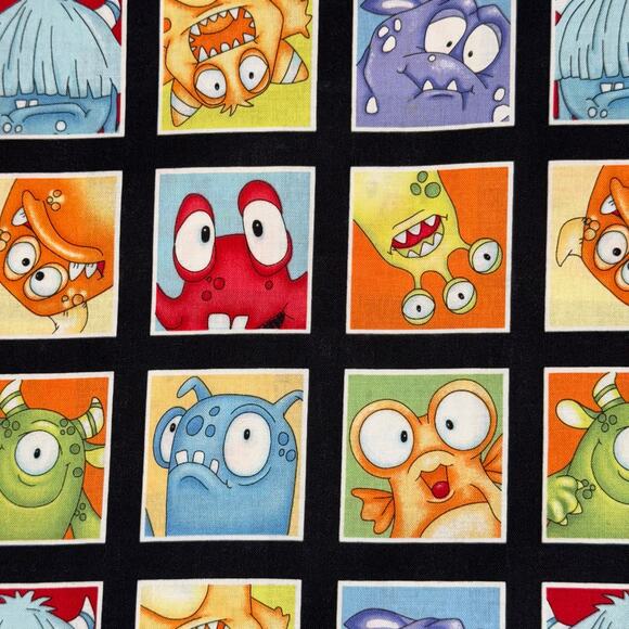 Monster’ocity by Shelly Designs for Henry Glass Fabrics - 1 Yard - Halloween - Picture 1 of 9